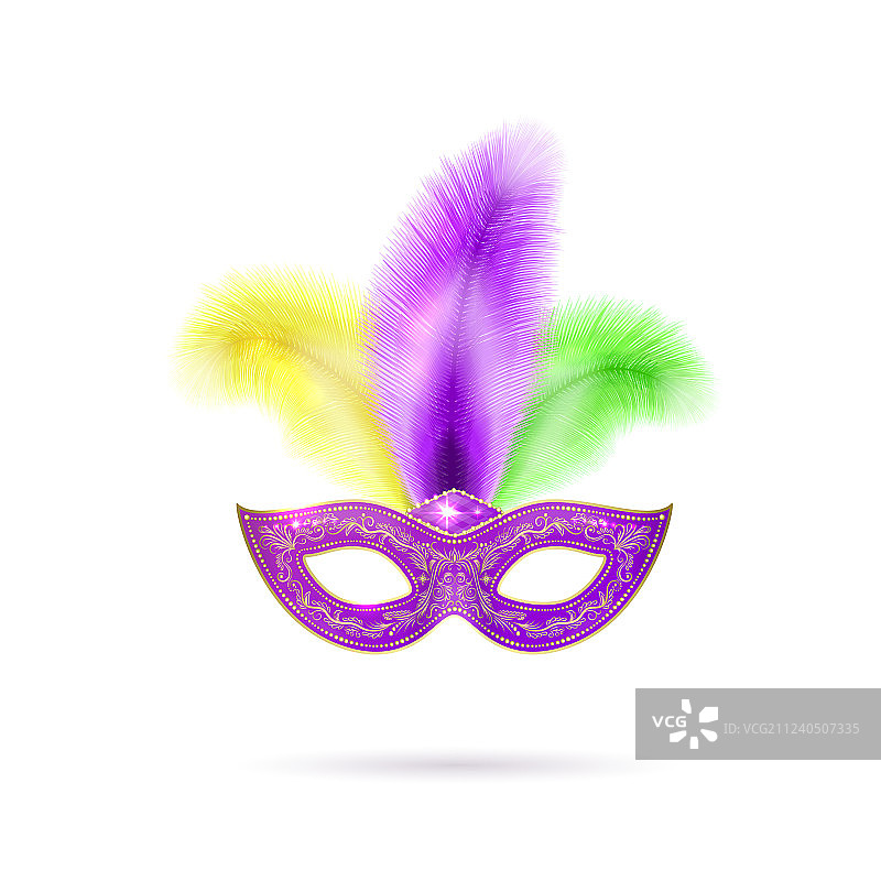 紫色威尼斯狂欢节图片素材