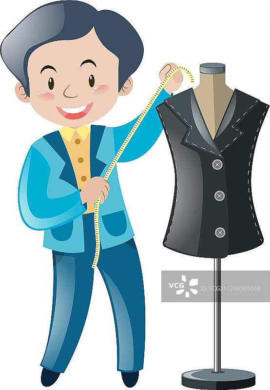 裁缝裁剪缝纫衣服图片素材