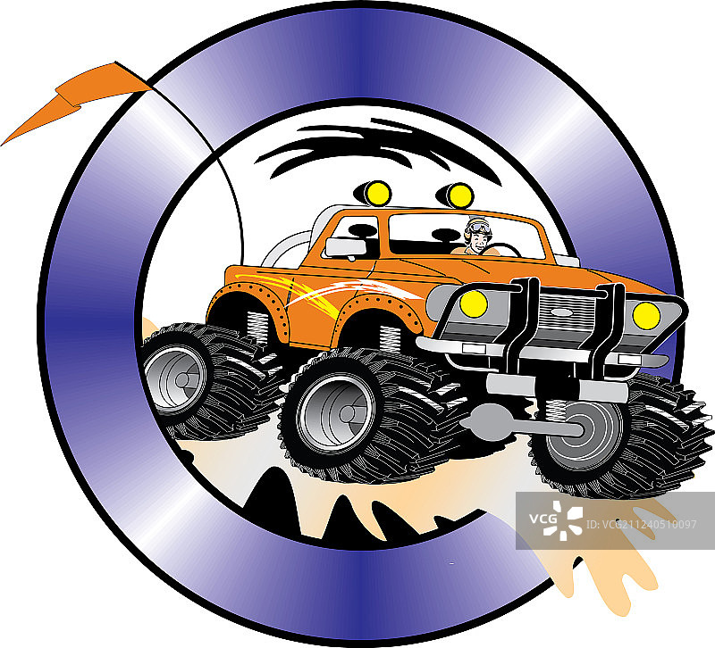 四轮卡车图片素材