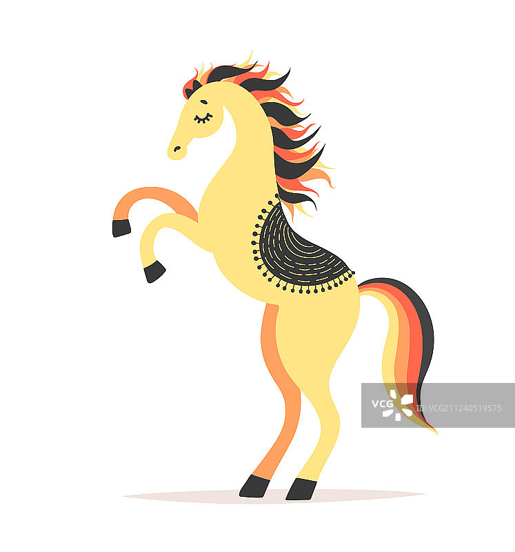 马戏团驯马表演图片素材