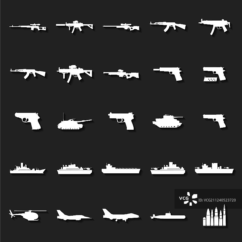 军事战斗车辆飞机和船只素材图片素材