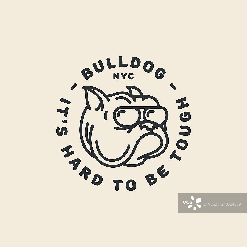 斗牛犬Logo图片素材