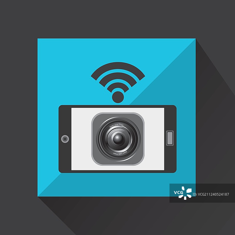 智能手机音乐网络无线图标图片素材