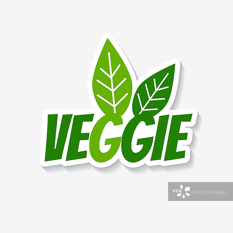 蔬菜贴纸图片素材