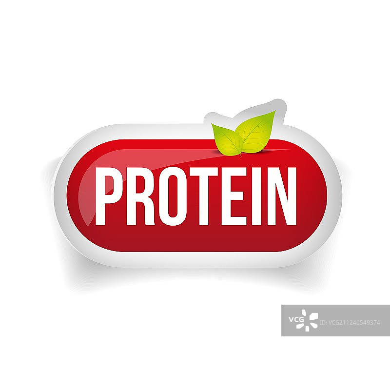 蛋白质按钮或药丸图片素材
