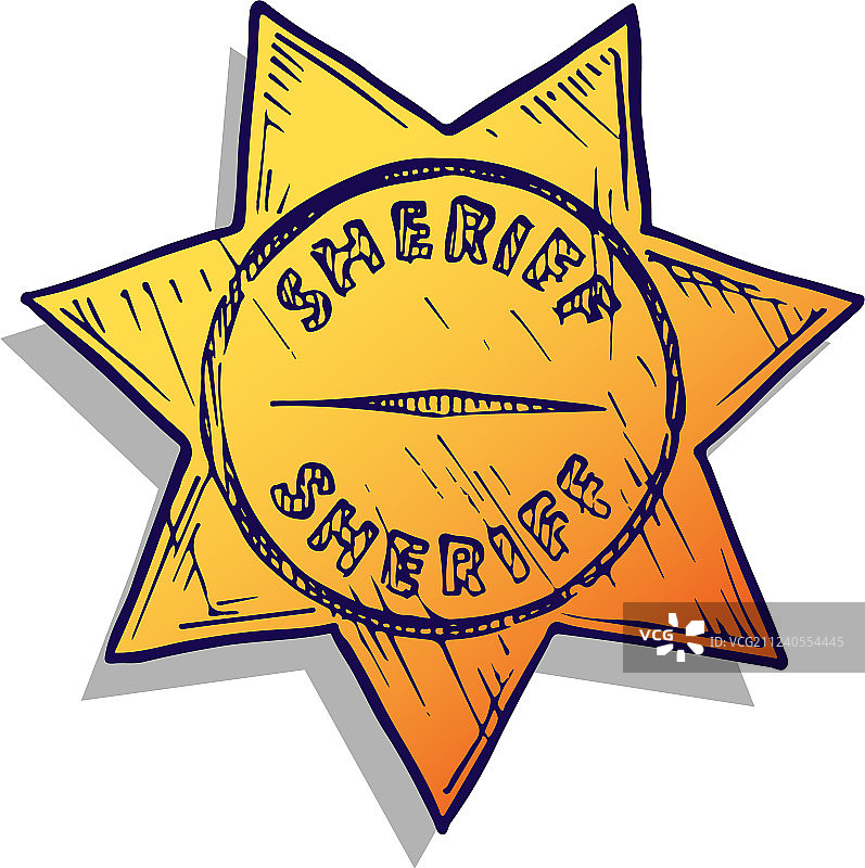 警长之星图片素材