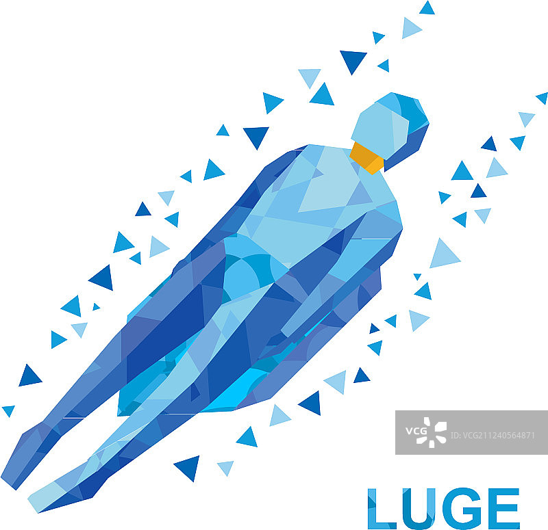 冬季运动平底雪橇图片素材