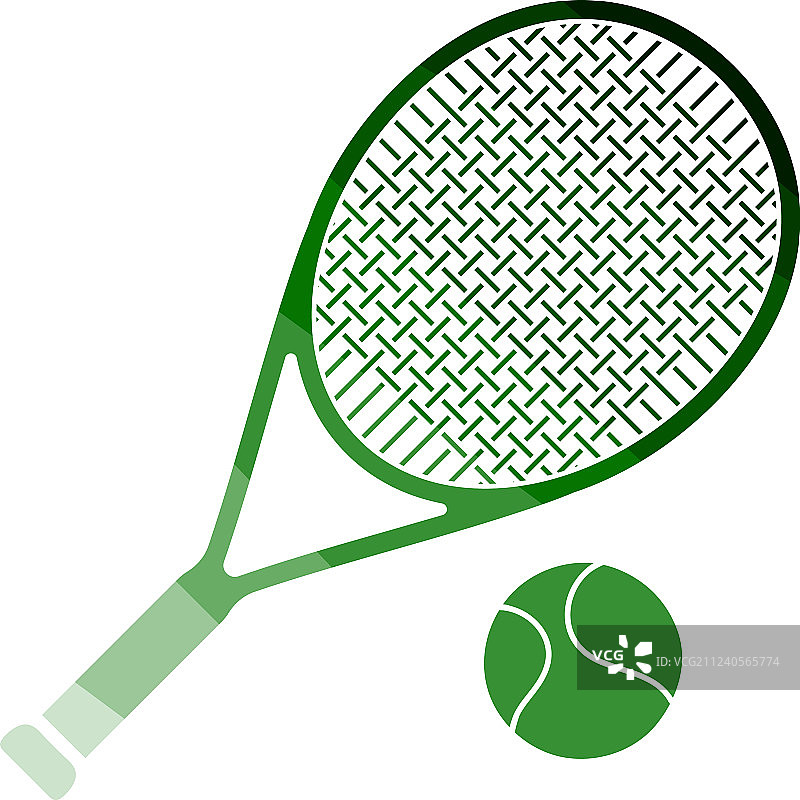 网球拍和球图标图片素材