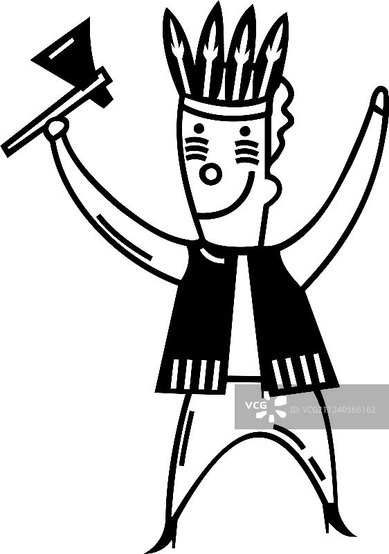 儿童玩具部族卡通手绘图片素材