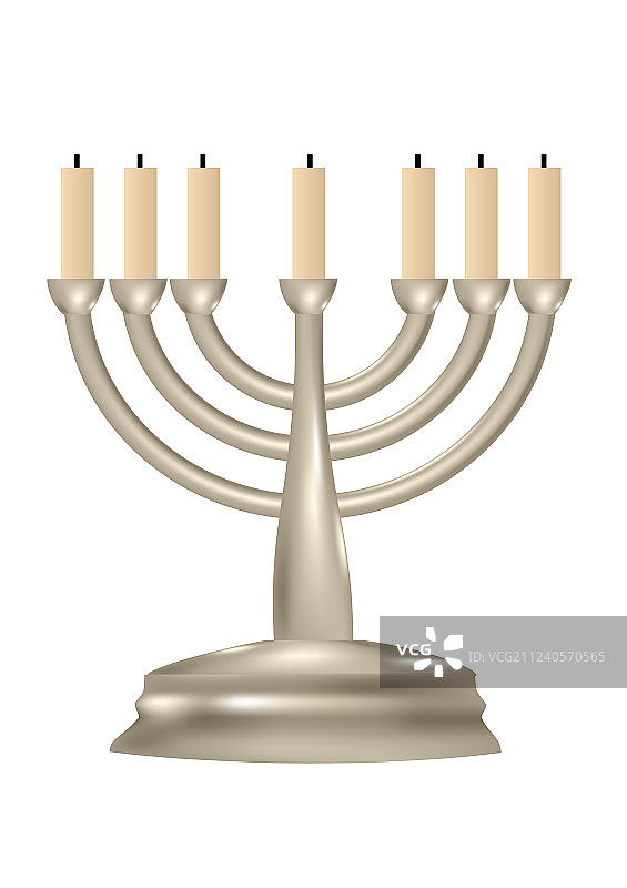 七枝烛台图片素材