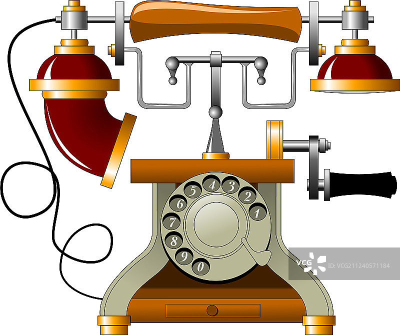 复古电话图片素材