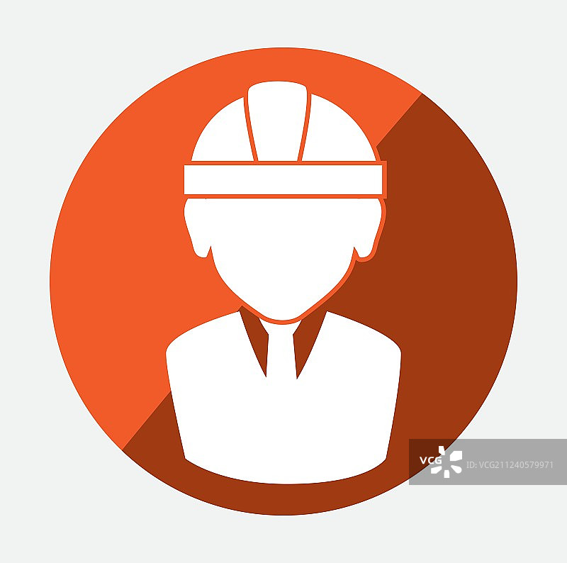 工人施工设计剪影图标图片素材