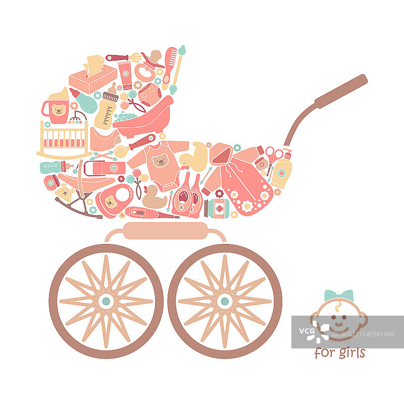 婴儿用品图标图片素材