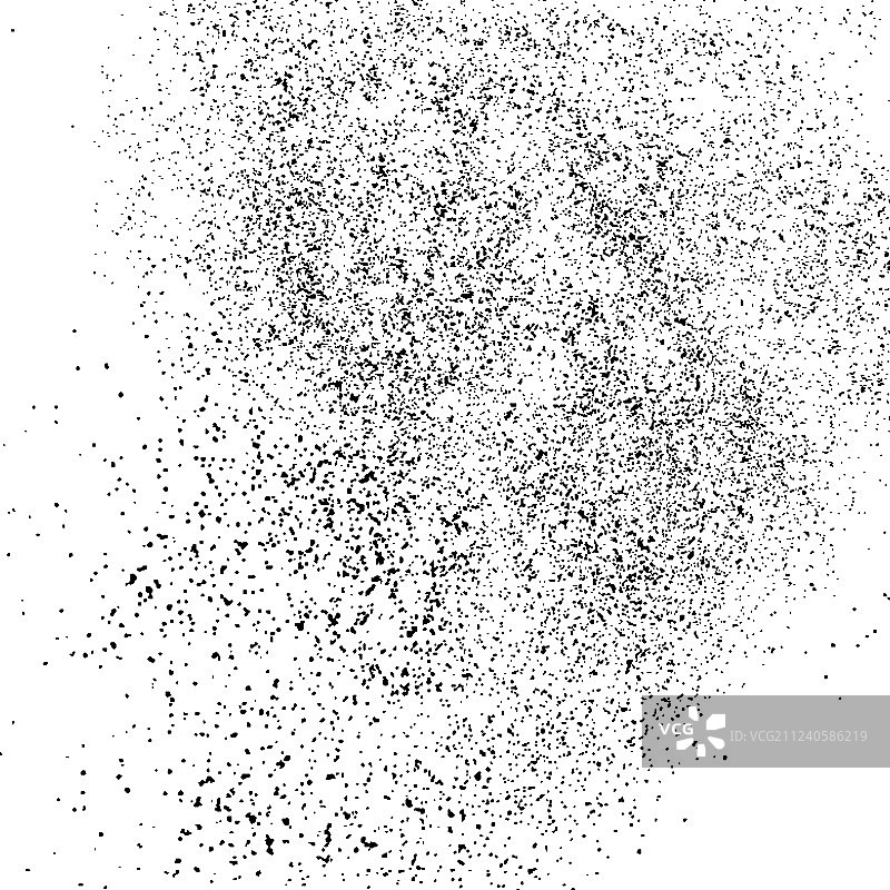 黑色颗粒状纹理孤立在白色背景上图片素材