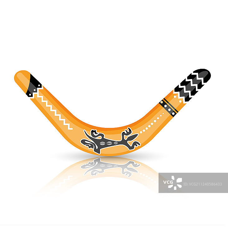 扁平翼型回旋镖工具图片素材