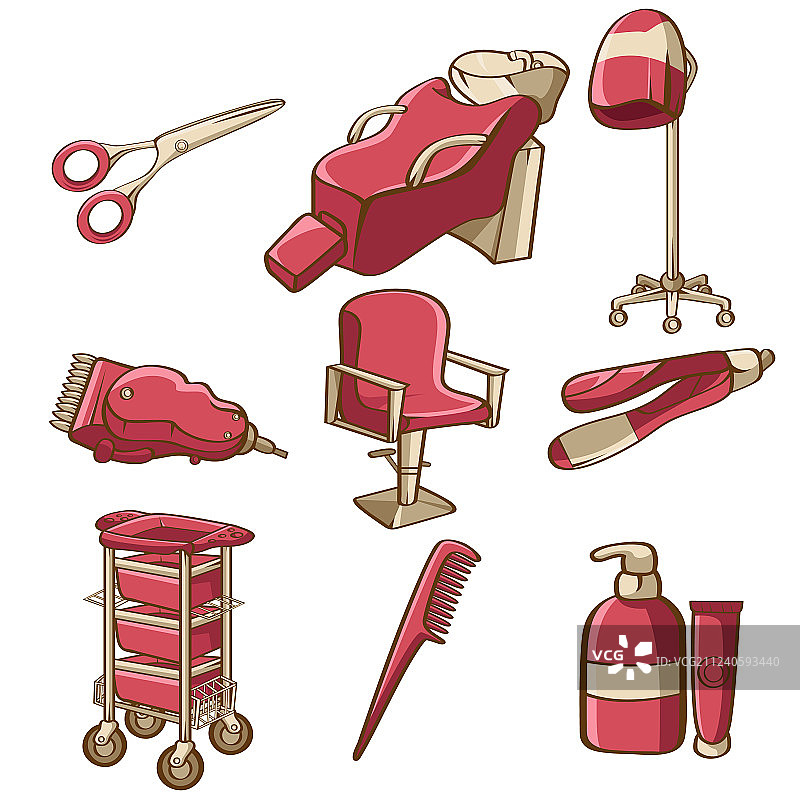 理发店图标图片素材