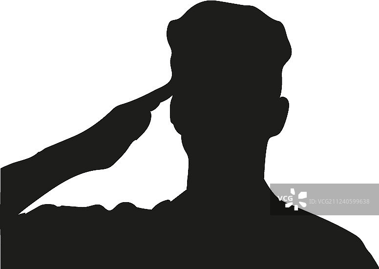 未知士兵的轮廓图片素材