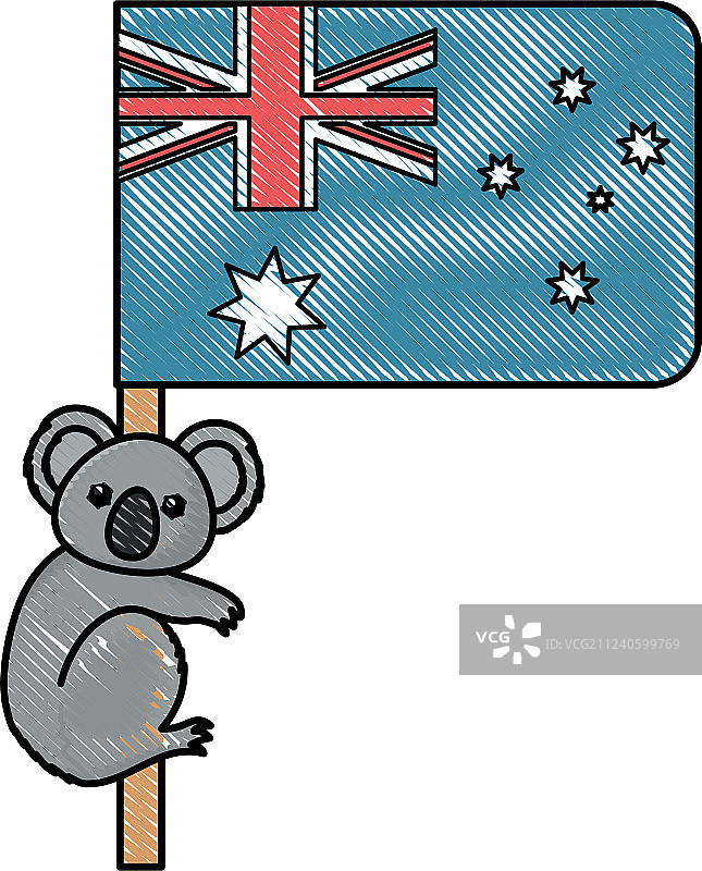 考拉与澳大利亚设计图片素材