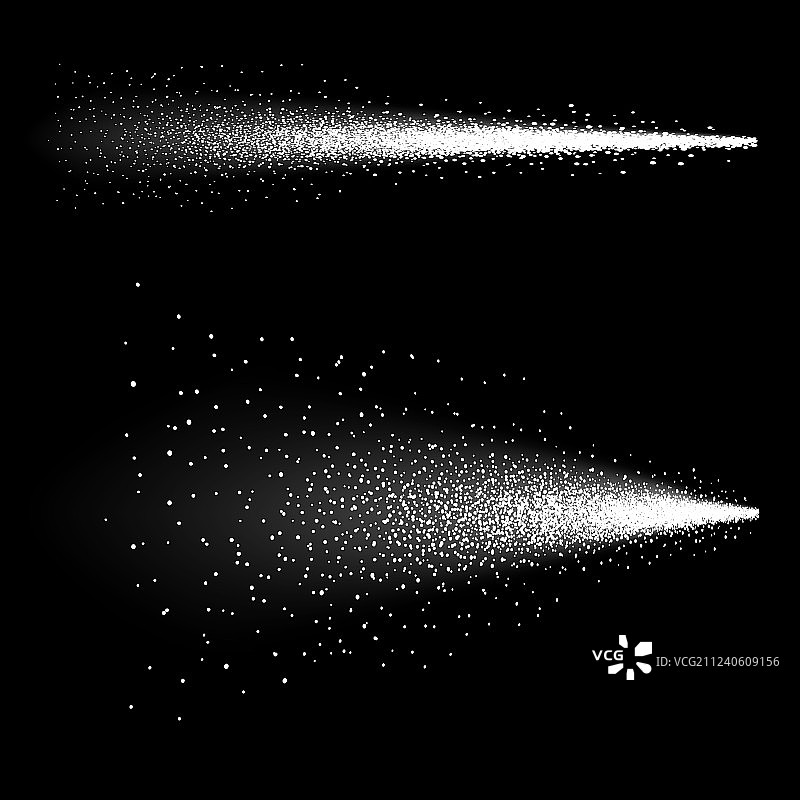创意水雾喷洒图片素材