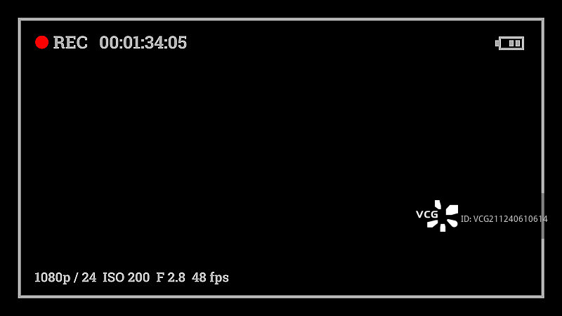屏幕镜头光晕视频录制图片素材