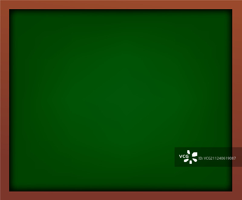 带框架的绿色黑板图片素材