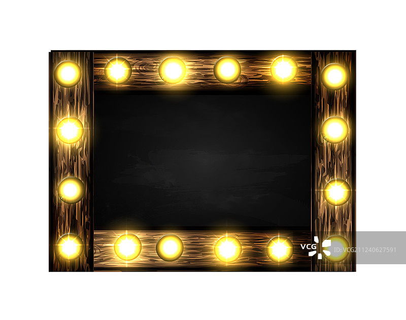 复古霓虹灯广告牌图片素材