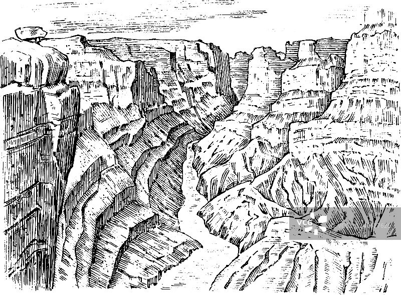 美国亚利桑那州大峡谷图片素材