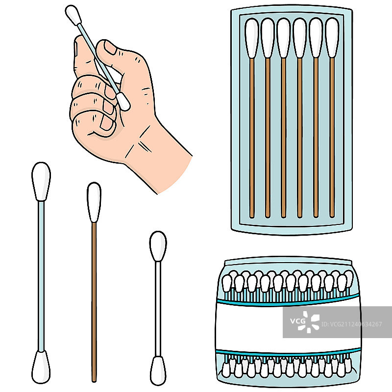 棉签套装图片素材