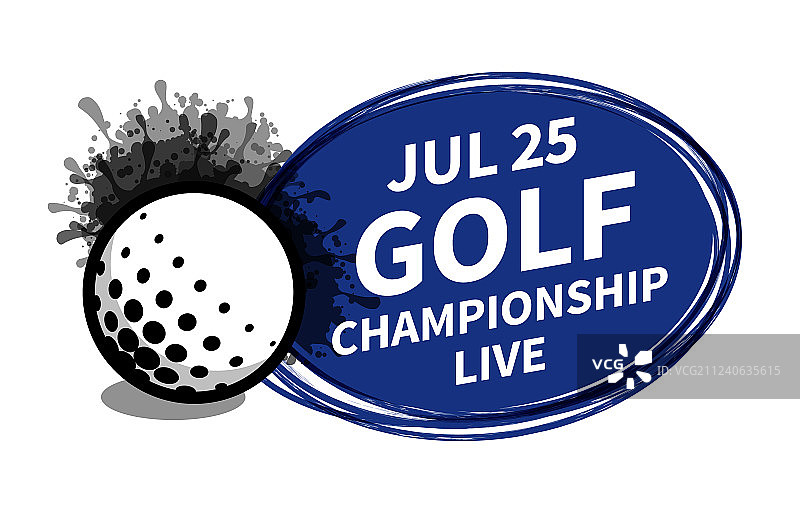 高尔夫运动记分牌聚光灯背景图片素材