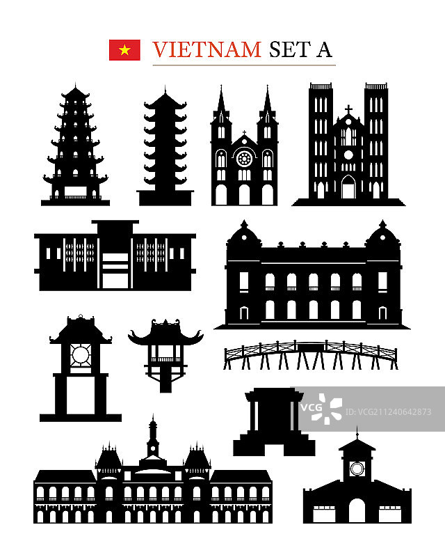 越南地标建筑图片素材