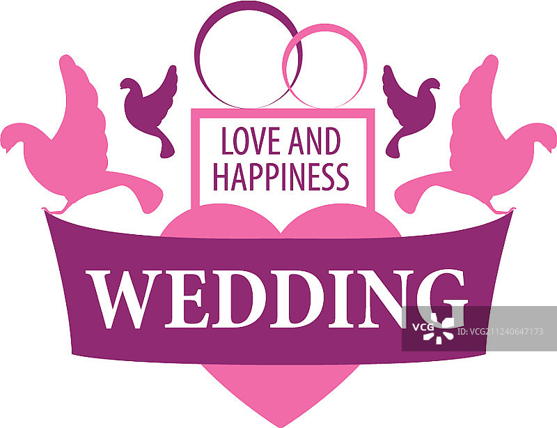 婚礼标志图片素材