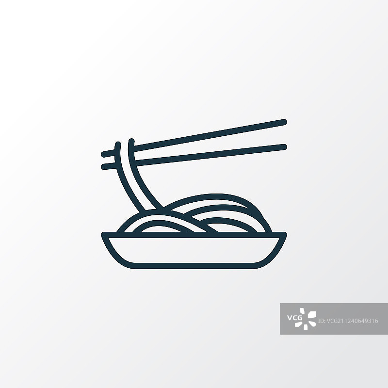 优质日式美食图标线条符号图片素材