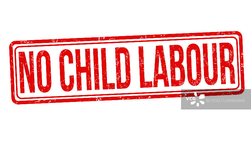 禁止使用童工旧橡胶邮票图片素材
