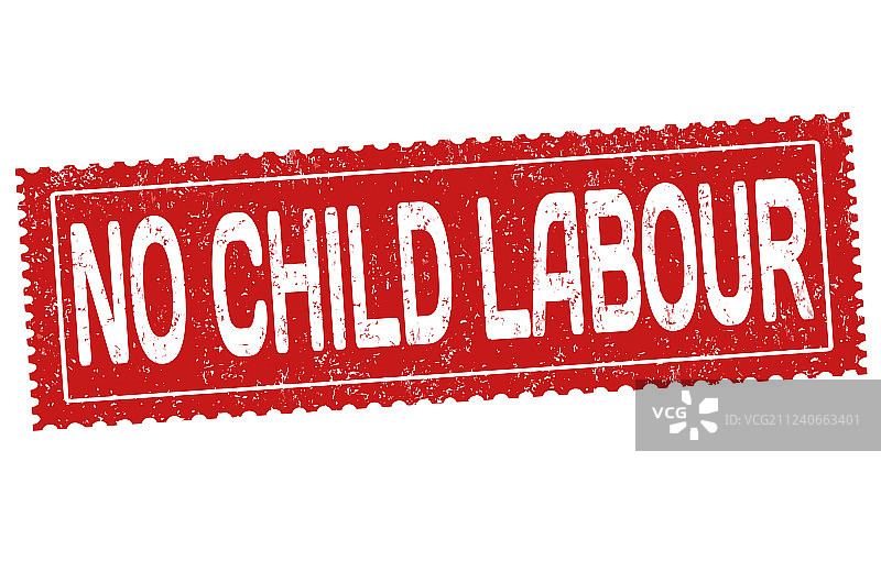 禁止使用童工旧橡胶邮票图片素材