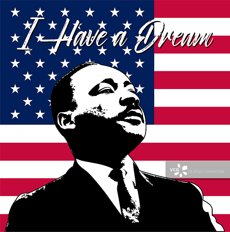 马丁·路德·金日背景图片素材