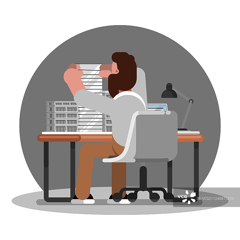 建筑师制作模型图片素材