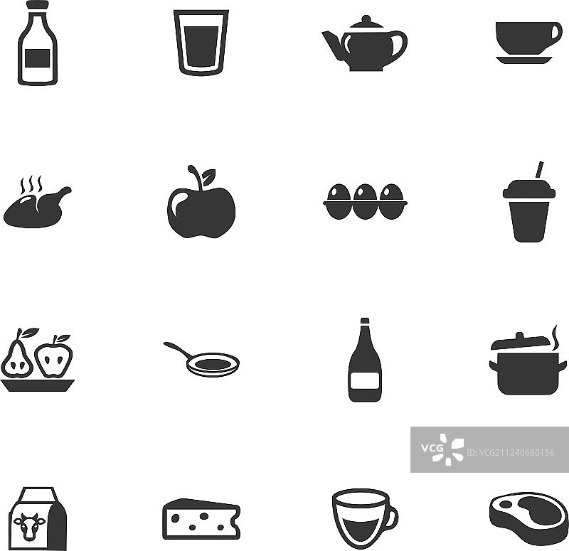 食物图标合集图片素材