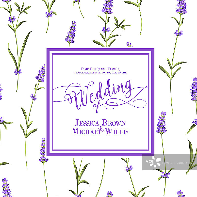 婚礼邀请卡图片素材