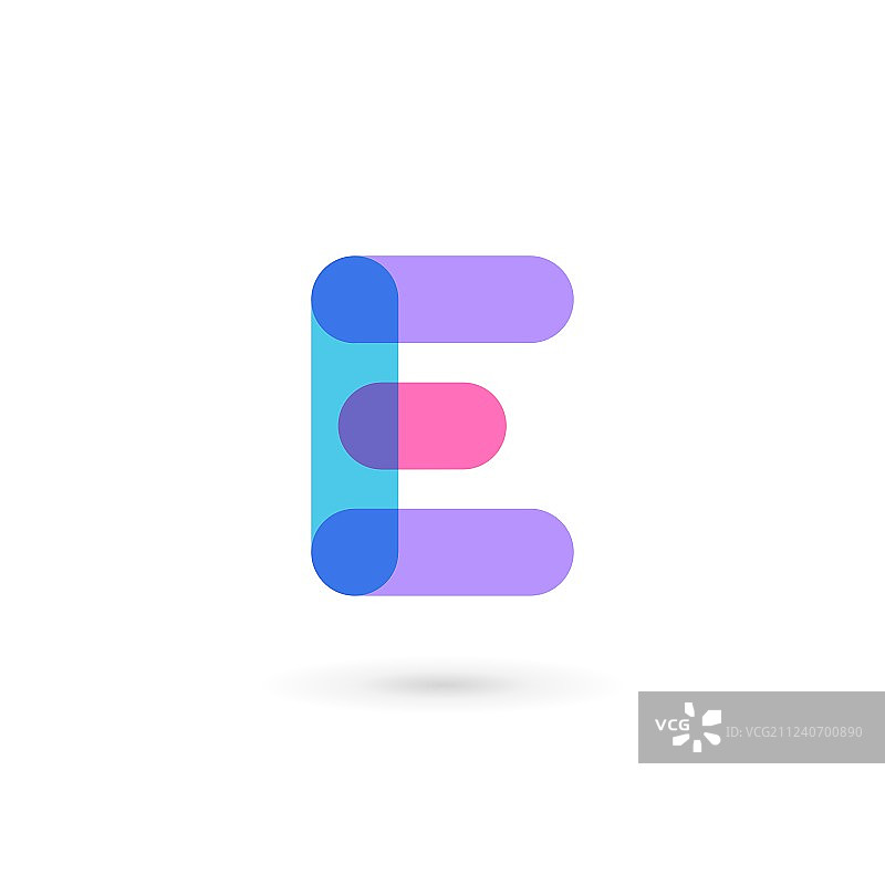 字母E标志图标设计模板元素图片素材