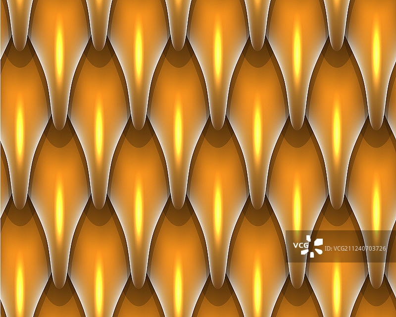 金色龙鳞无缝背景纹理图片素材