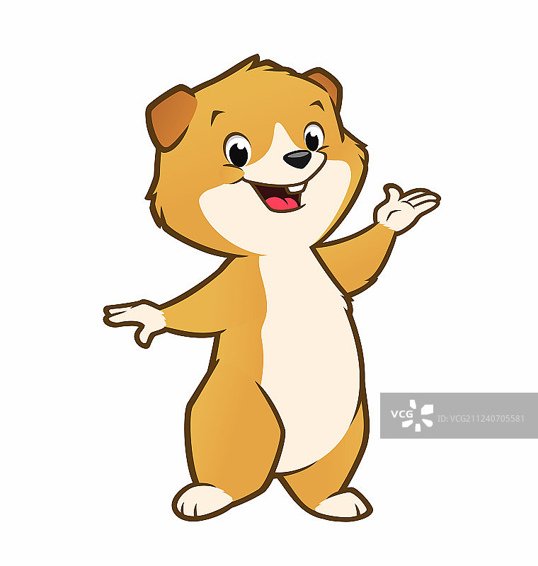 卡通豚鼠图片素材