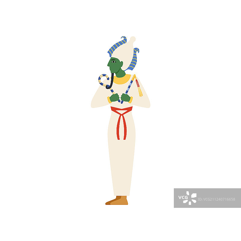 埃及冥界之神奥西里斯图片素材