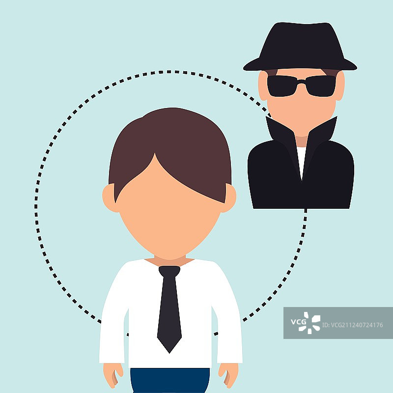 安全保护字符图片素材