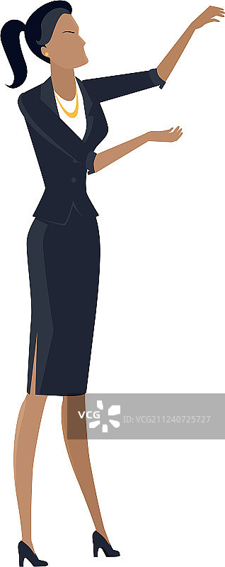 扁平风格女商人图片素材