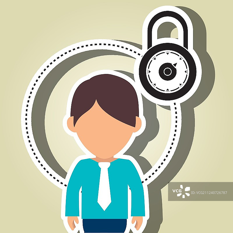 安全保护字符图片素材