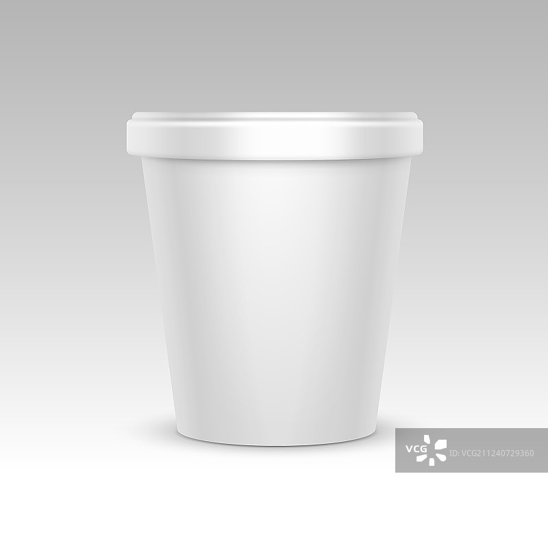 白色甜点冰淇淋桶图片素材