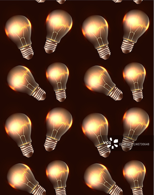 逼真灯泡无缝纹理图片素材