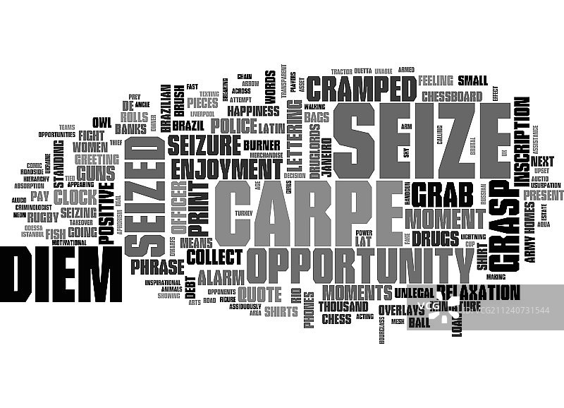 抓住机会词云概念图片素材