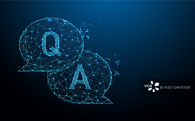 问答气泡聊天表单线条图片素材