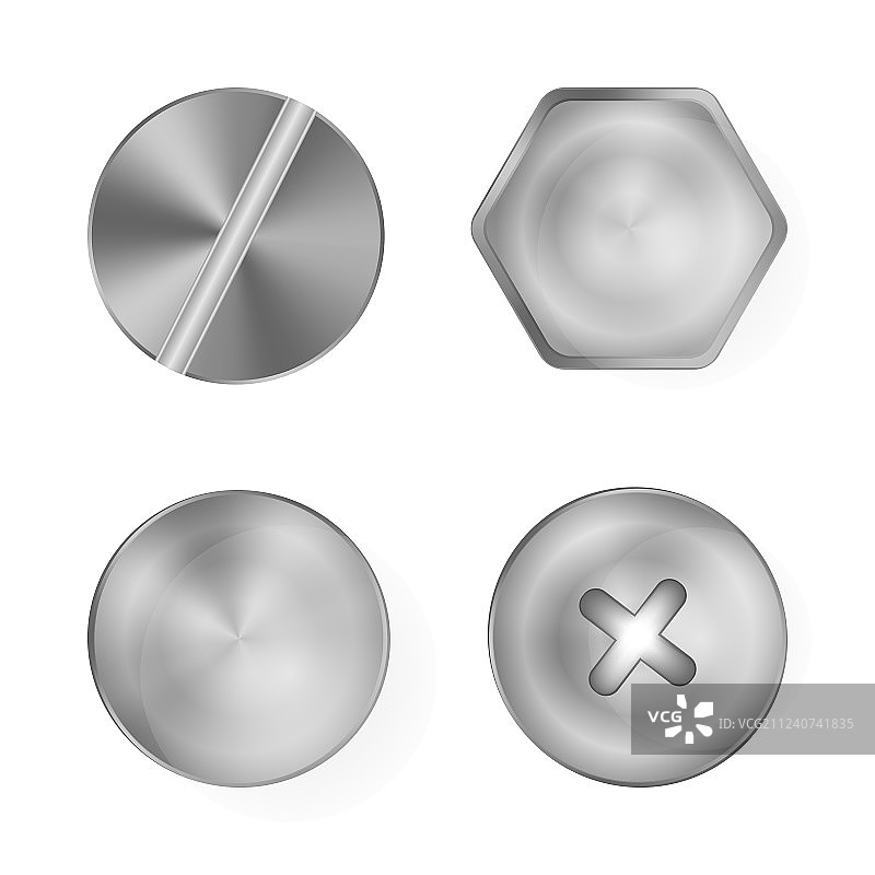 金属螺丝图片素材